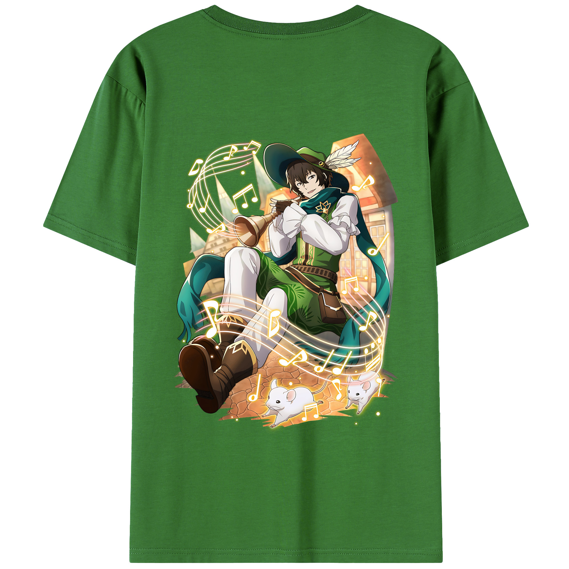 （画像用） 文豪ストレイドッグス Bungo Stray Dogs レディース半袖Tシャツ(バックプリント)